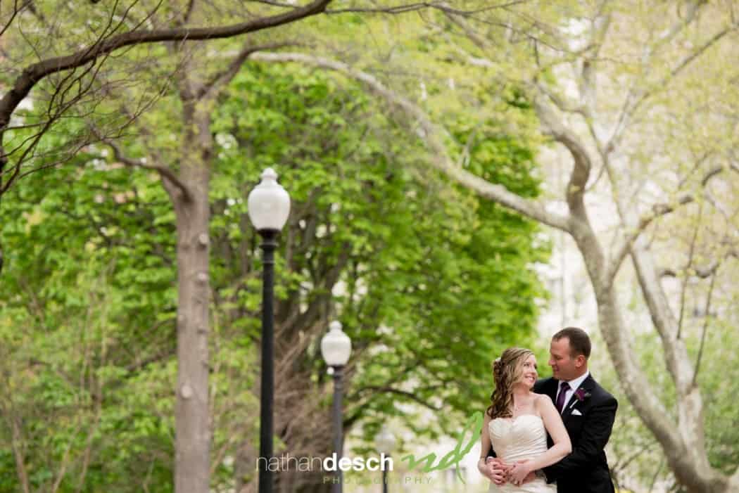 Rittenhouse Square Wedding Pictures by Best Philadelphia Wedding Photographer  Nathan Desch Photography
