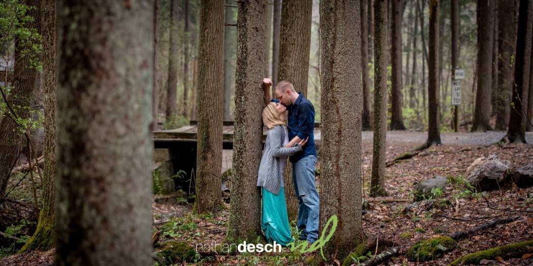 Nolde Forest Engagement Session By Reading Wedding Photographer Nathan Desch Photography