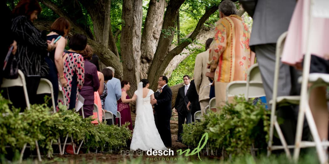 Wedding Pictures at The Morris Arboretum