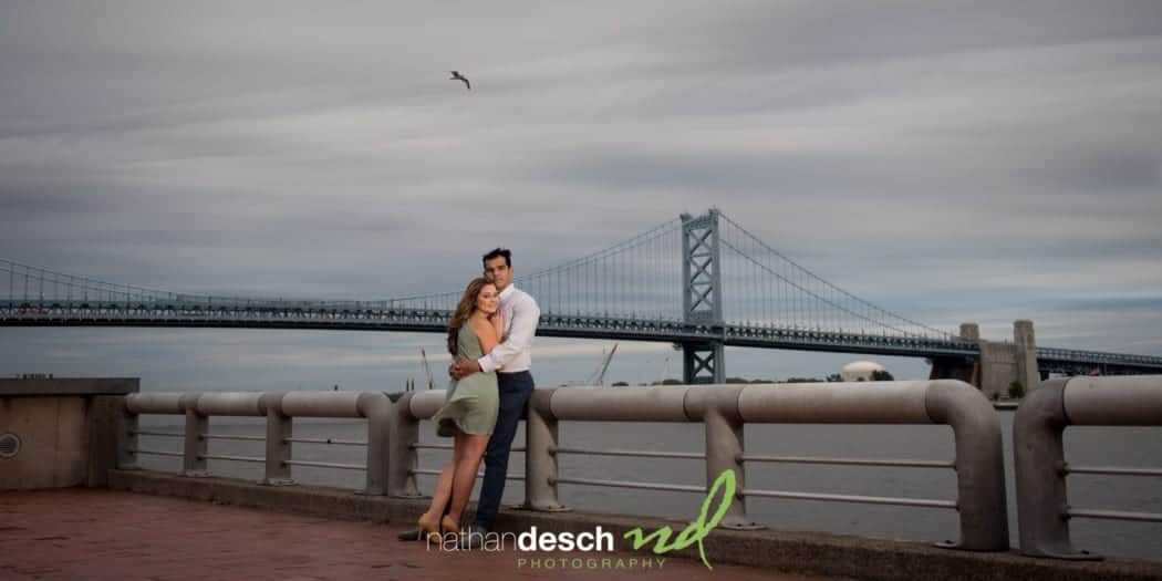 Penns Landing Engagement Pictures