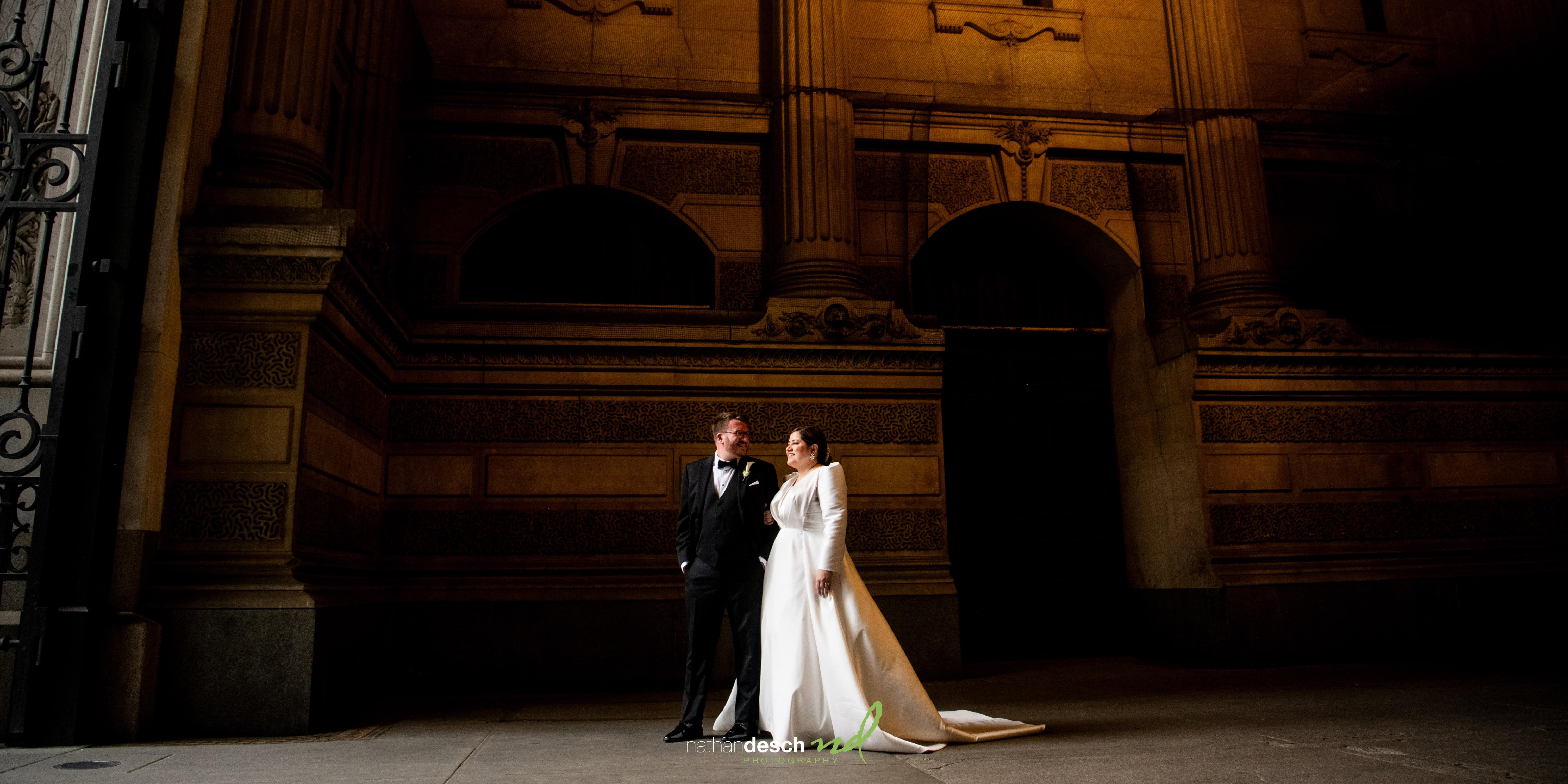 Portrait of couple in Philadelphia