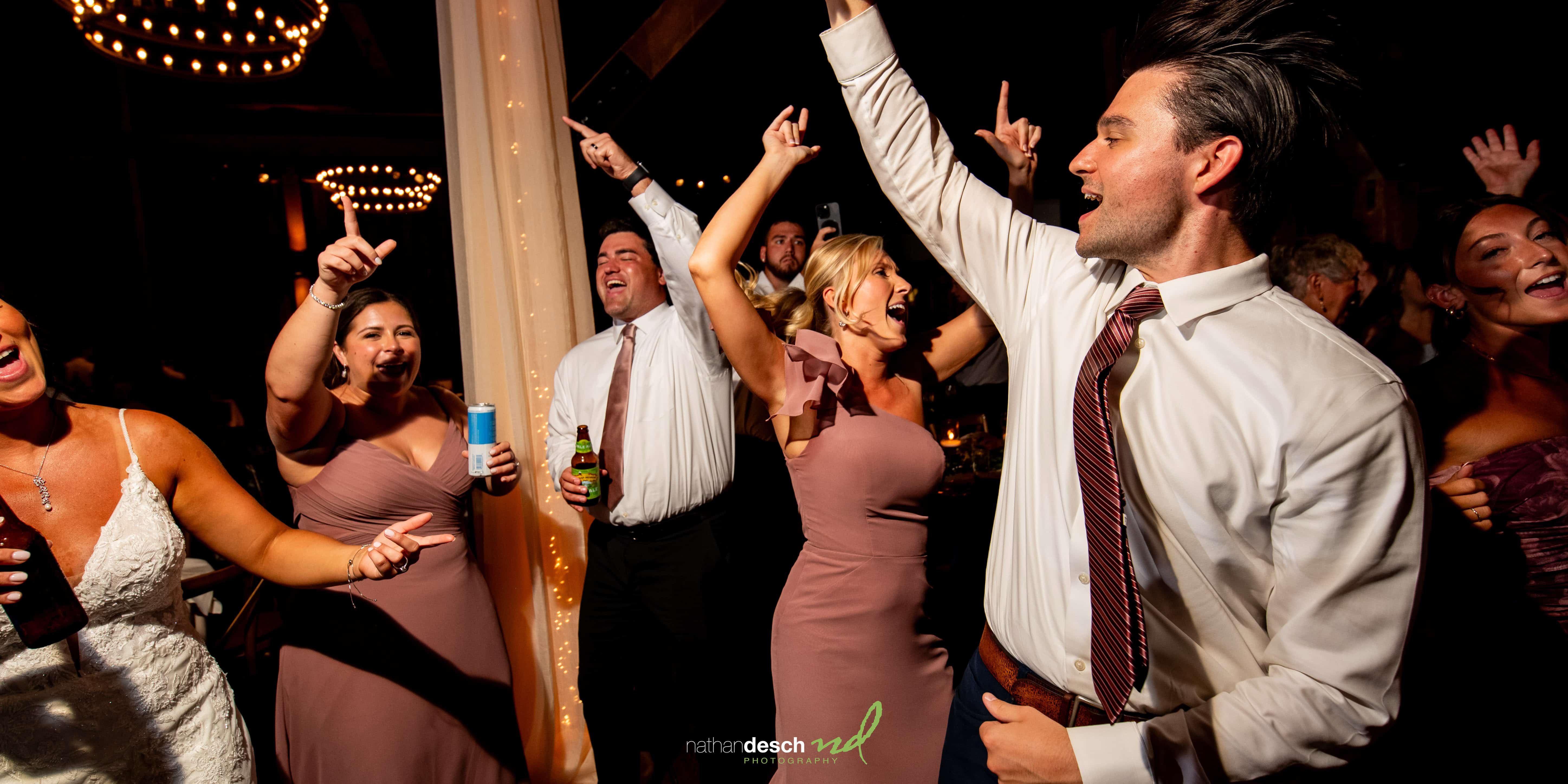 Dancing at reception